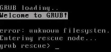 Grub error