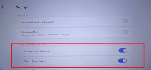 Снятие галочек во вкладке "Settings"