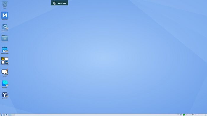 Рабочий стол с виджетом ByTello