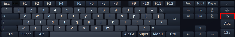 Экранная клавиатура Onboard