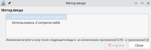 Метод ввода
